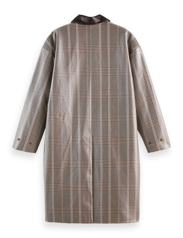 Coated raincoat