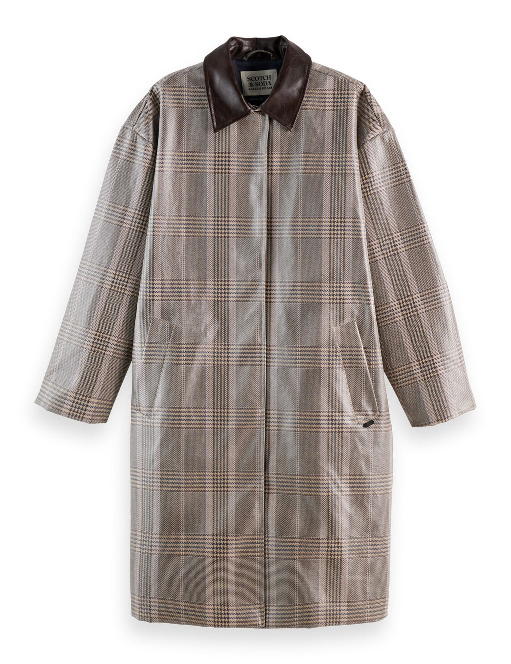 Coated raincoat