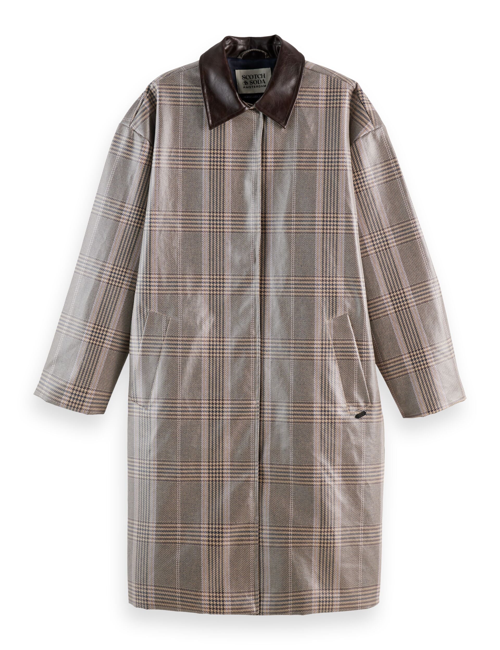 Coated raincoat