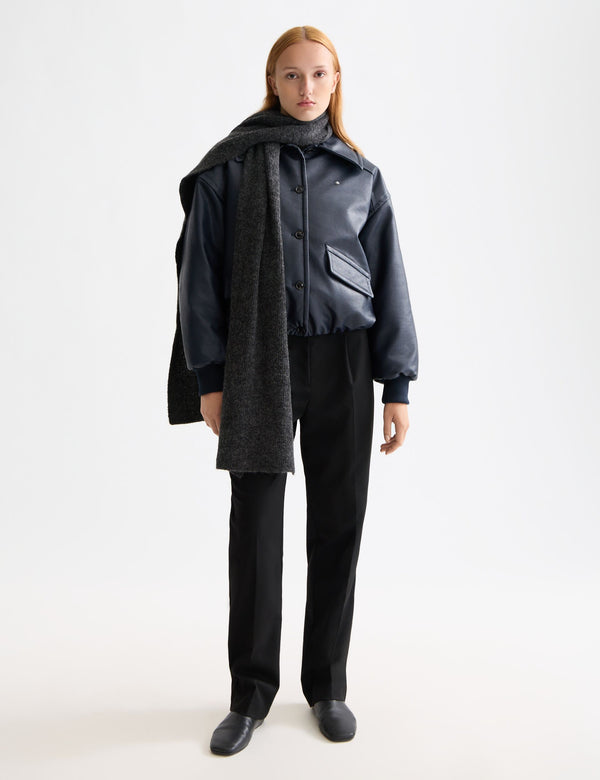 blouson aviateur en similicuir