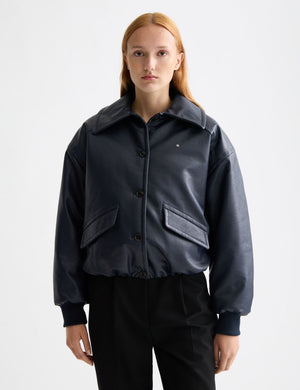 blouson aviateur en similicuir