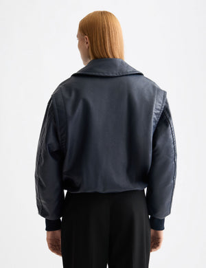 blouson aviateur en similicuir