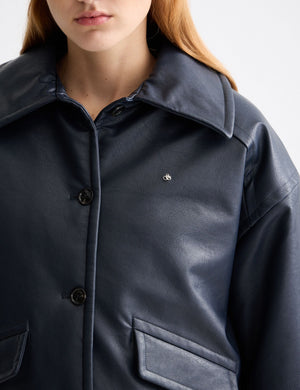 blouson aviateur en similicuir
