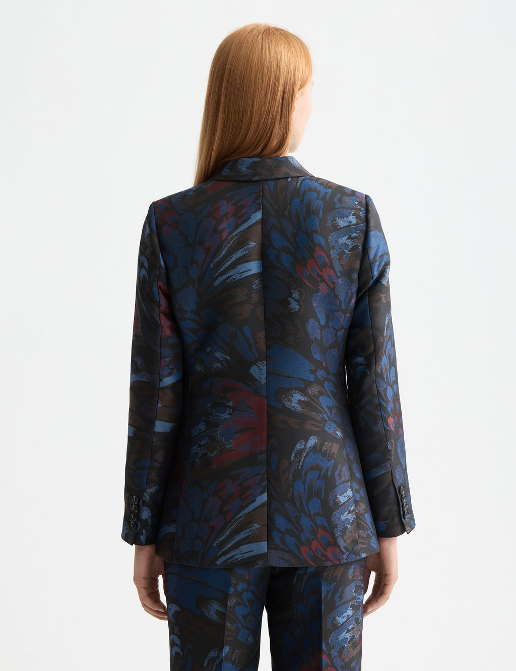 Double breasted Jacquard blazer