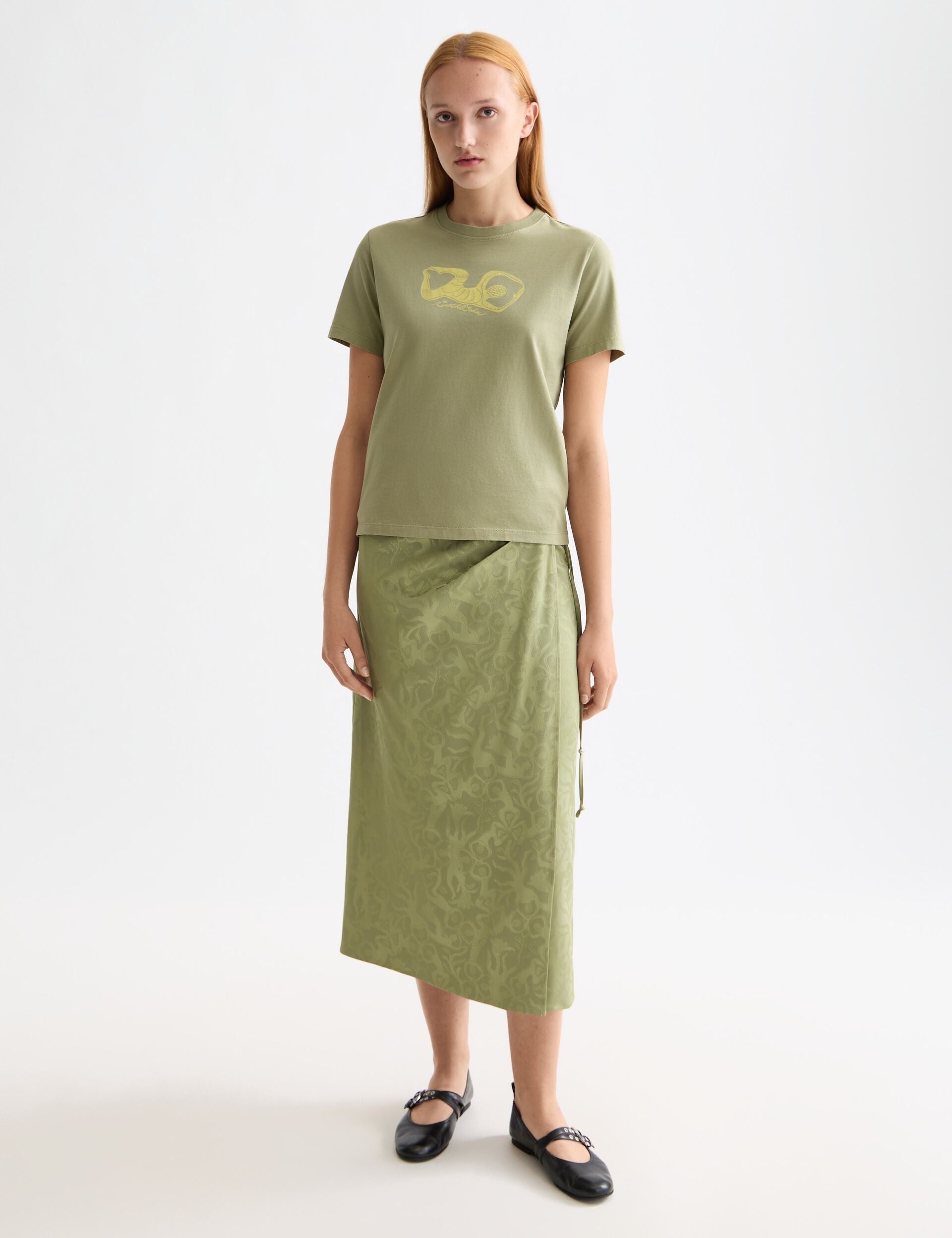 Fluid wrapped midi skirt – Scotch & Soda