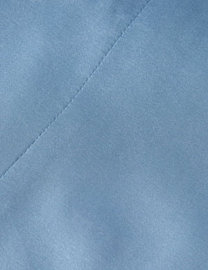 Robe-chemise midi à taille nouée et volants