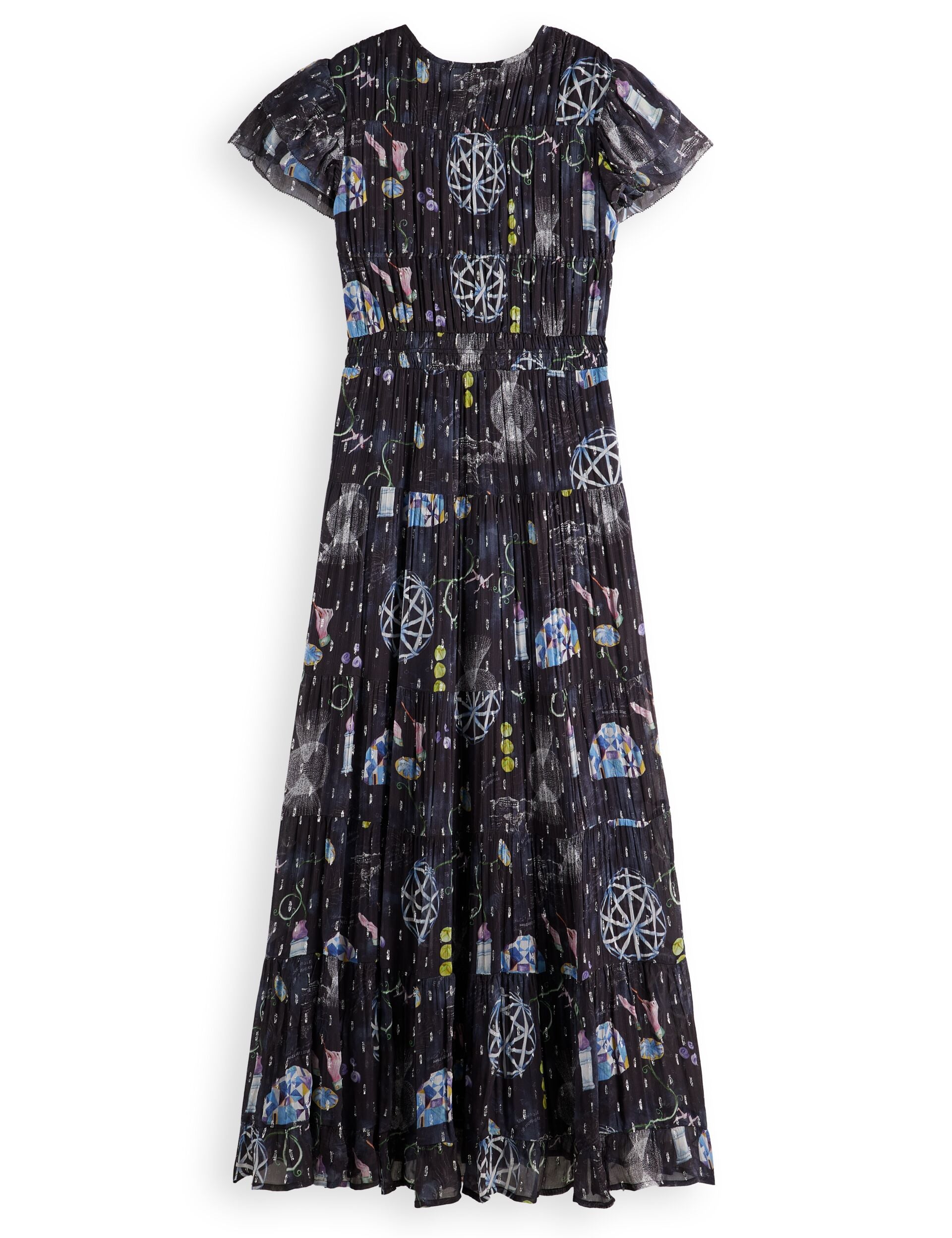 Gathered maxi dress