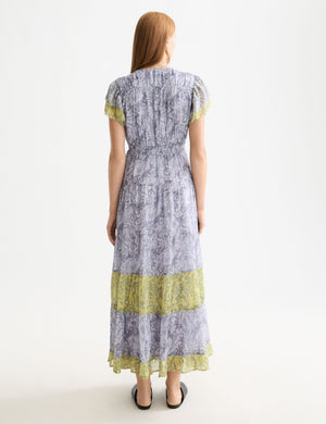 robe maxi froncée