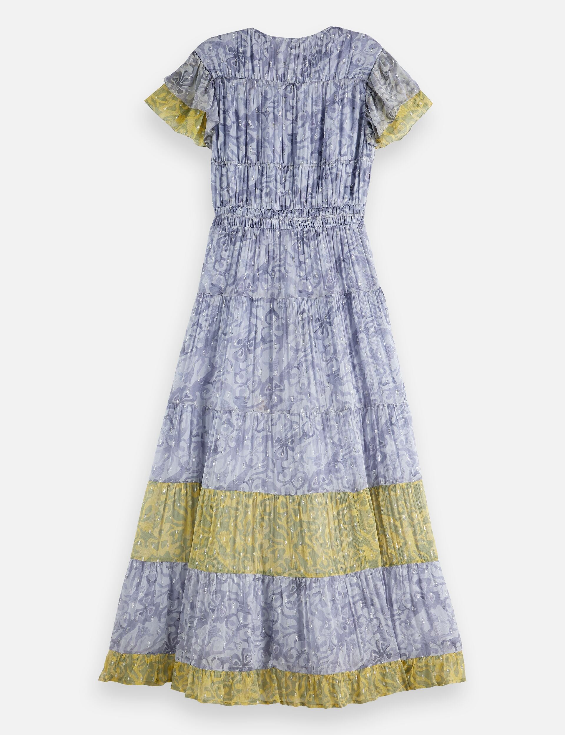 Gathered maxi dress