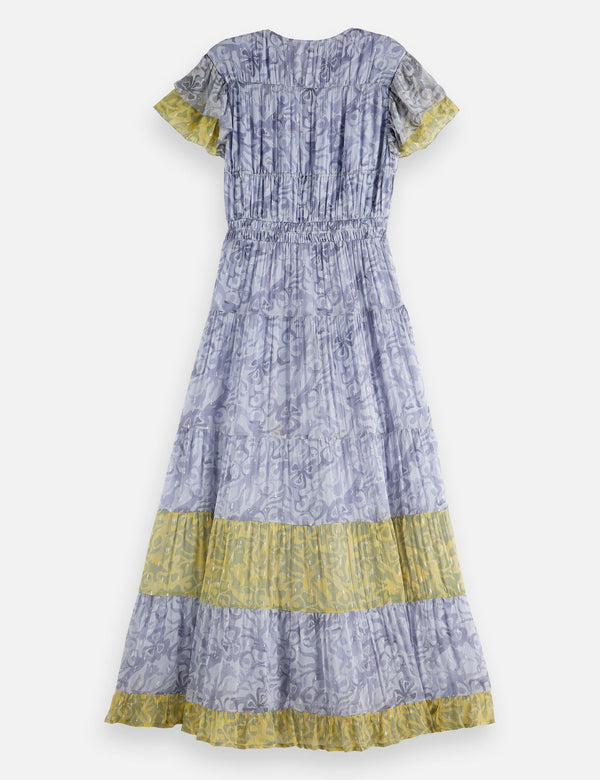 robe maxi froncée