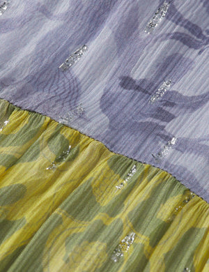 robe maxi froncée