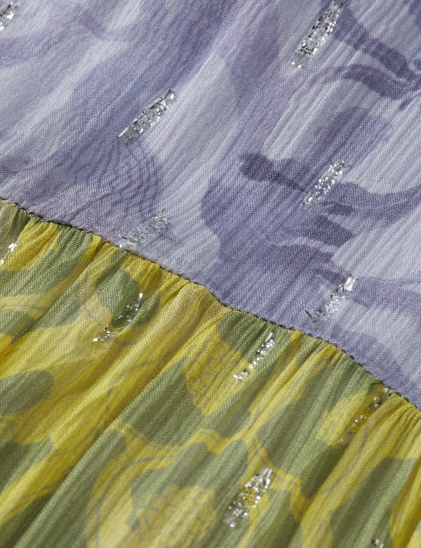 robe maxi froncée