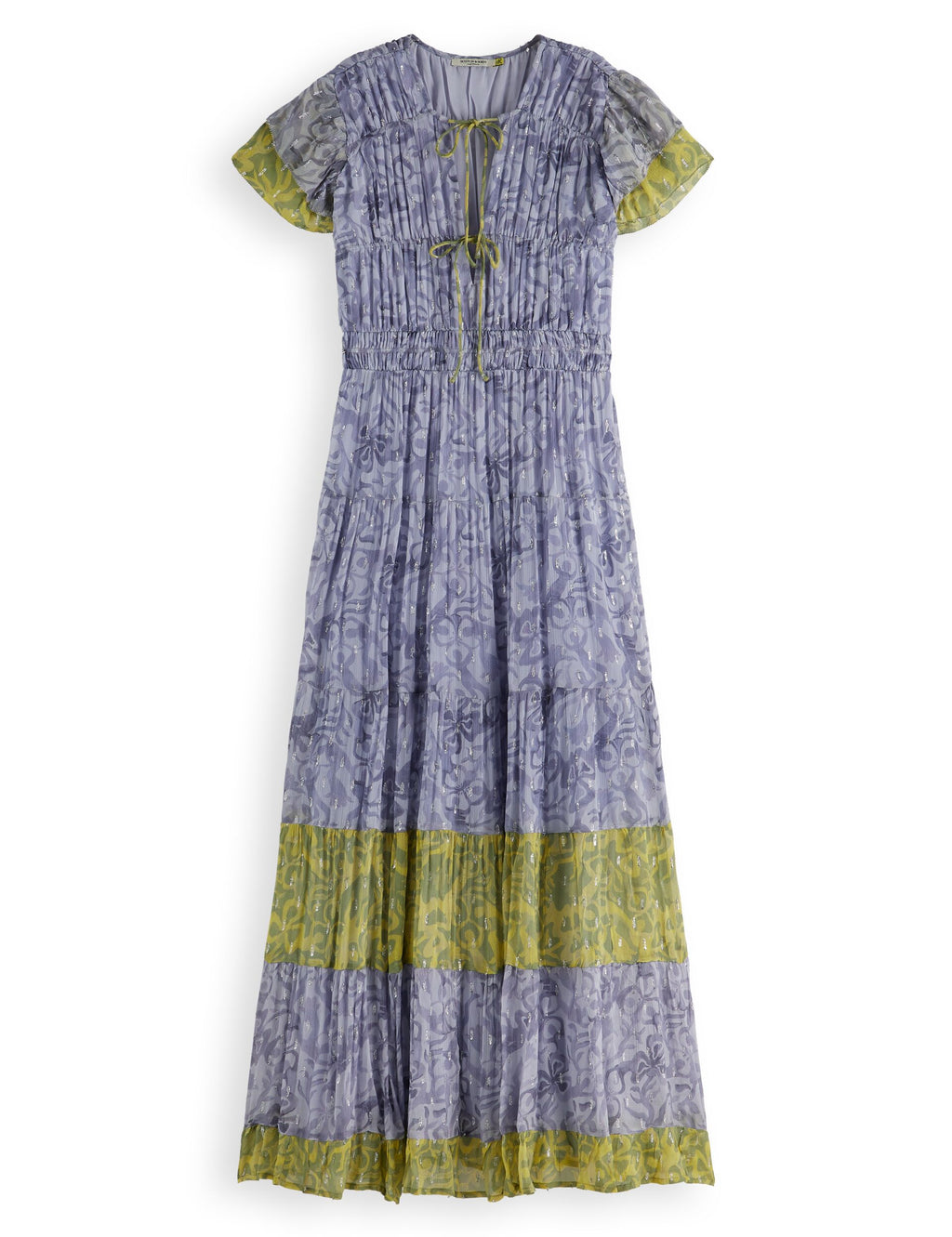 Gathered maxi dress