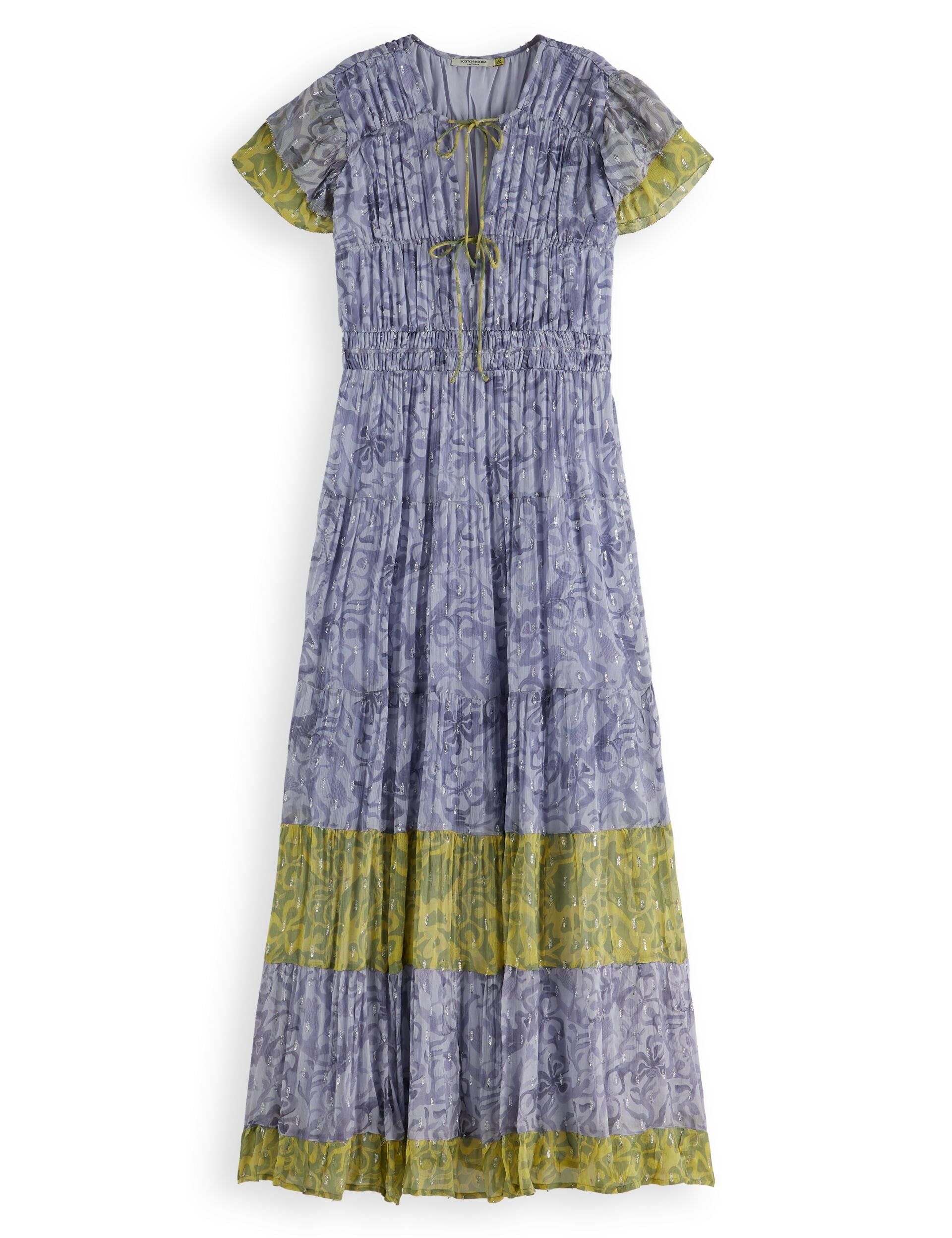 Gathered maxi dress