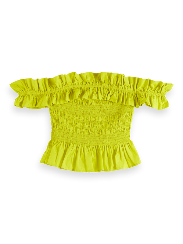 Ruffles Dropped Shoulder Top