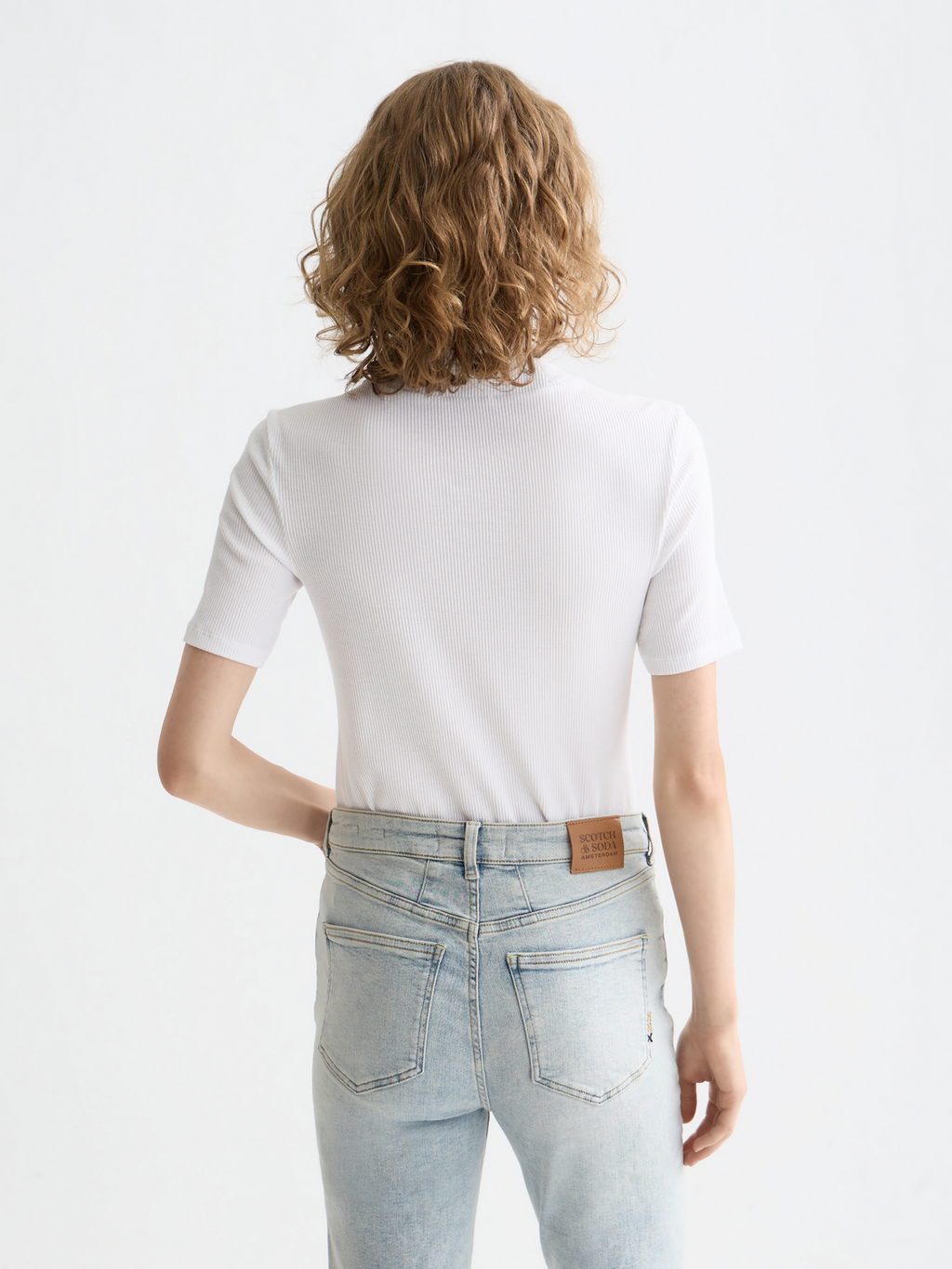 Essentials — Mock Neck Ribbed T-Shirt