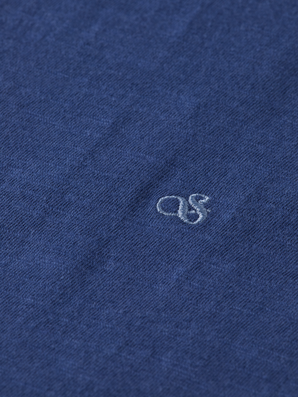 V-Neck T-Shirt With Ampersand Embroidery