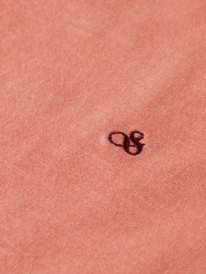 V-Neck T-Shirt With Ampersand Embroidery