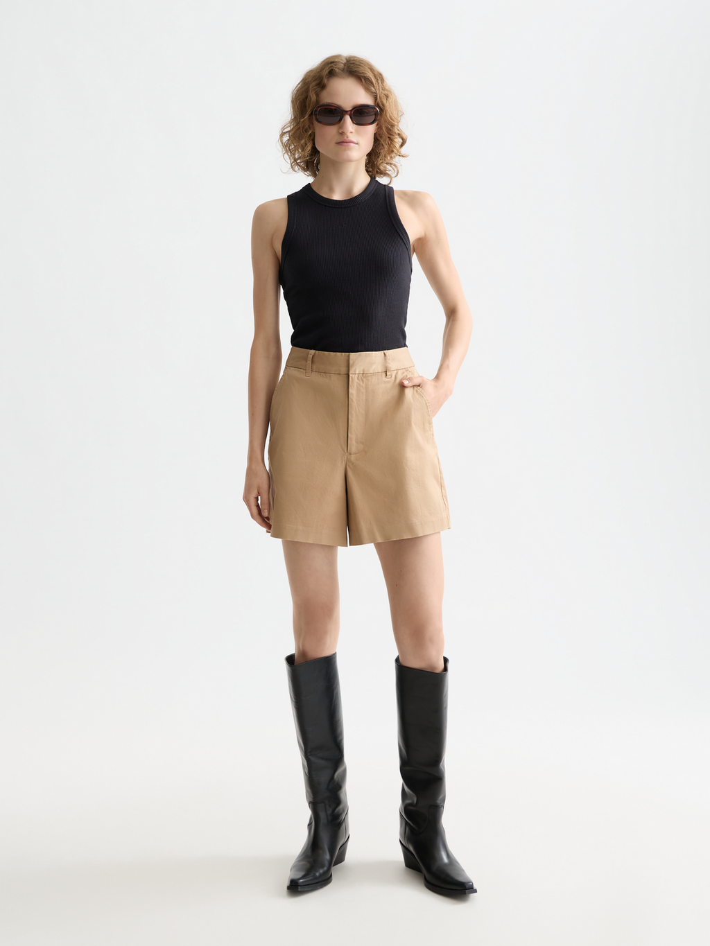 Essentials — Ribbed Racer Tank