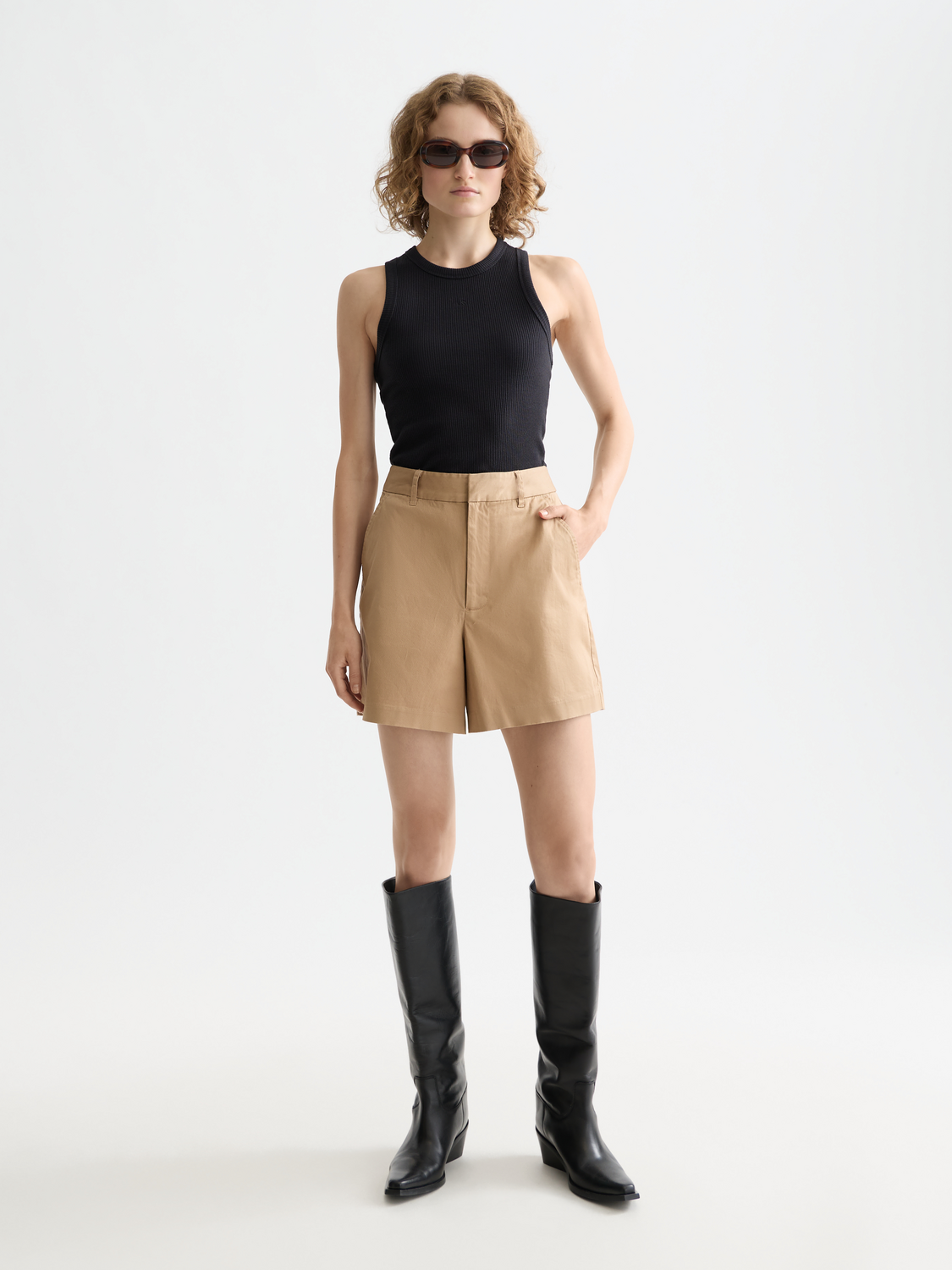 Essentials — Ribbed Racer Tank
