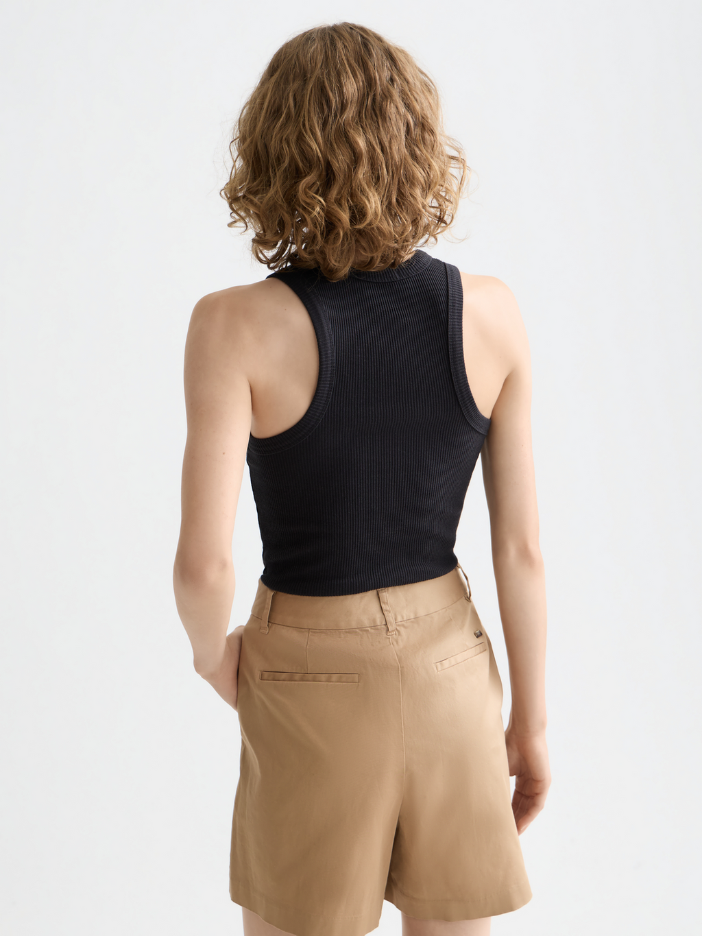 Essentials — Ribbed Racer Tank