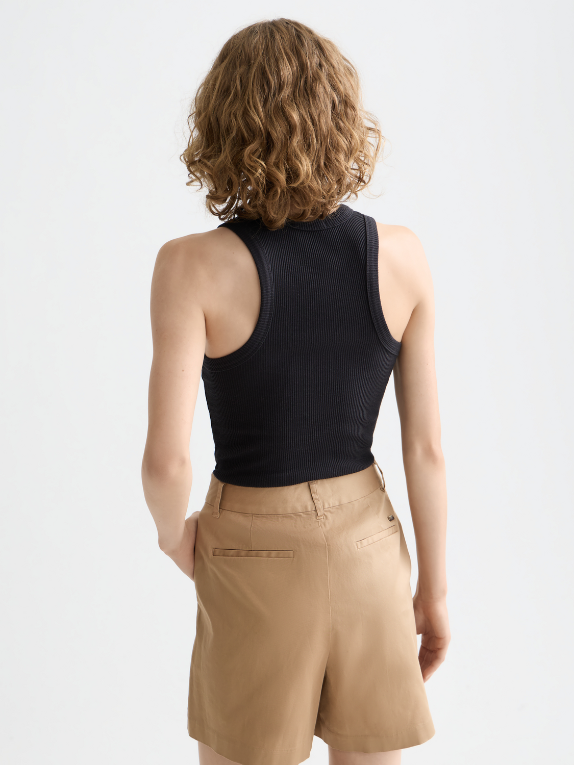 Essentials — Ribbed Racer Tank