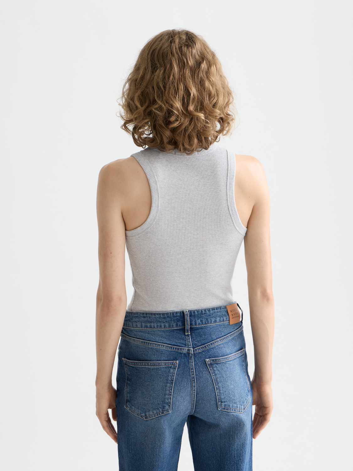Essentials — Ribbed Racer Tank