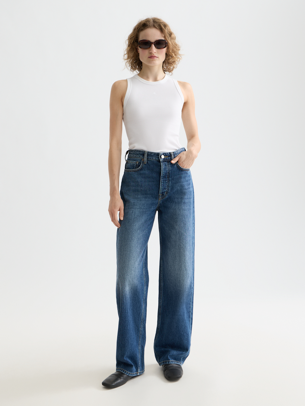 Essentials — Ribbed Racer Tank