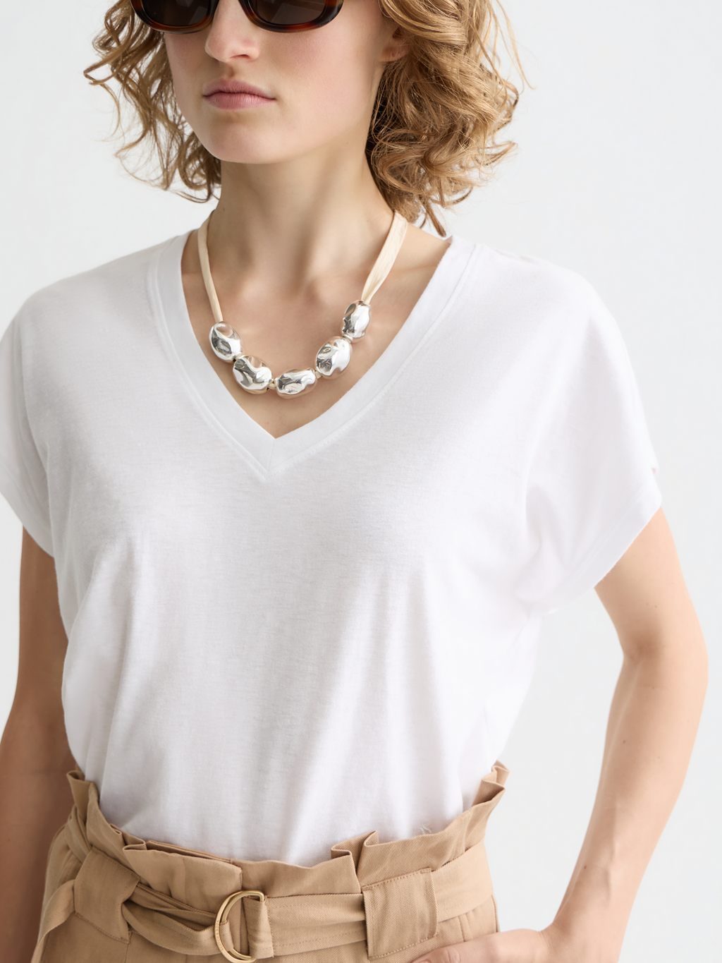Essentials — Slub V-Neck T-Shirt