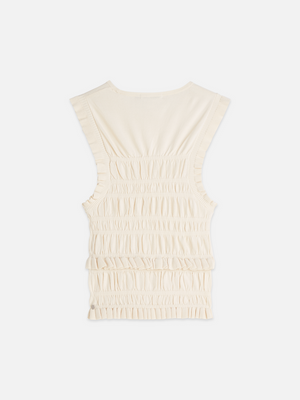 Smock Stitch Knitted Tank
