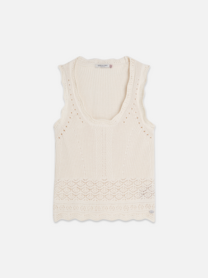 Pointelle-Strickweste