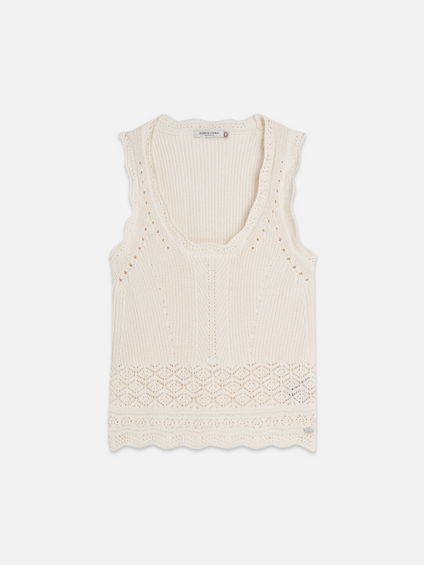 Pointelle-Strickweste