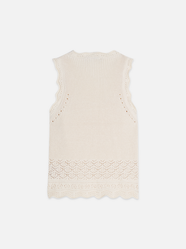 Pointelle-Strickweste