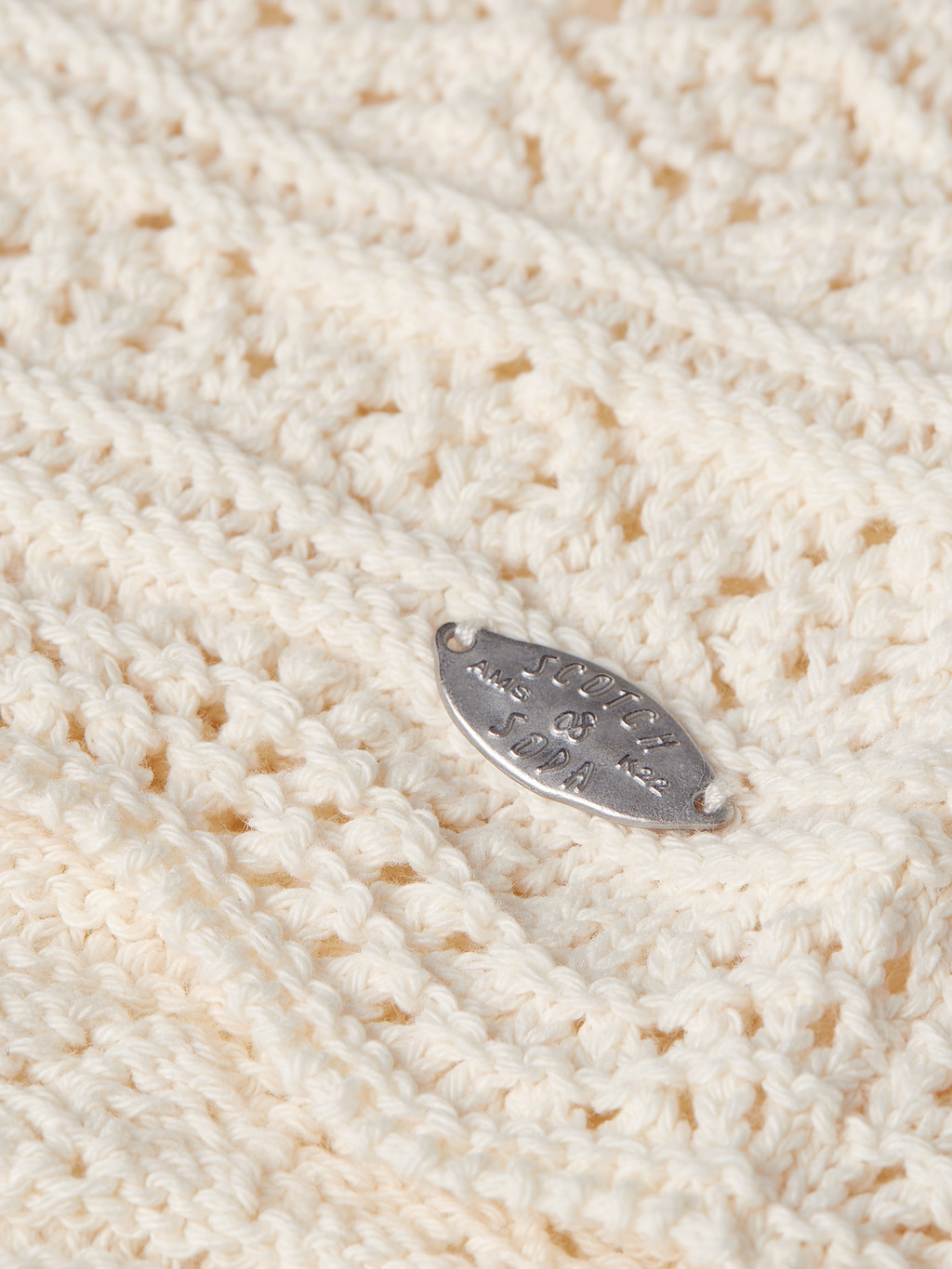 Pointelle Knitted Vest