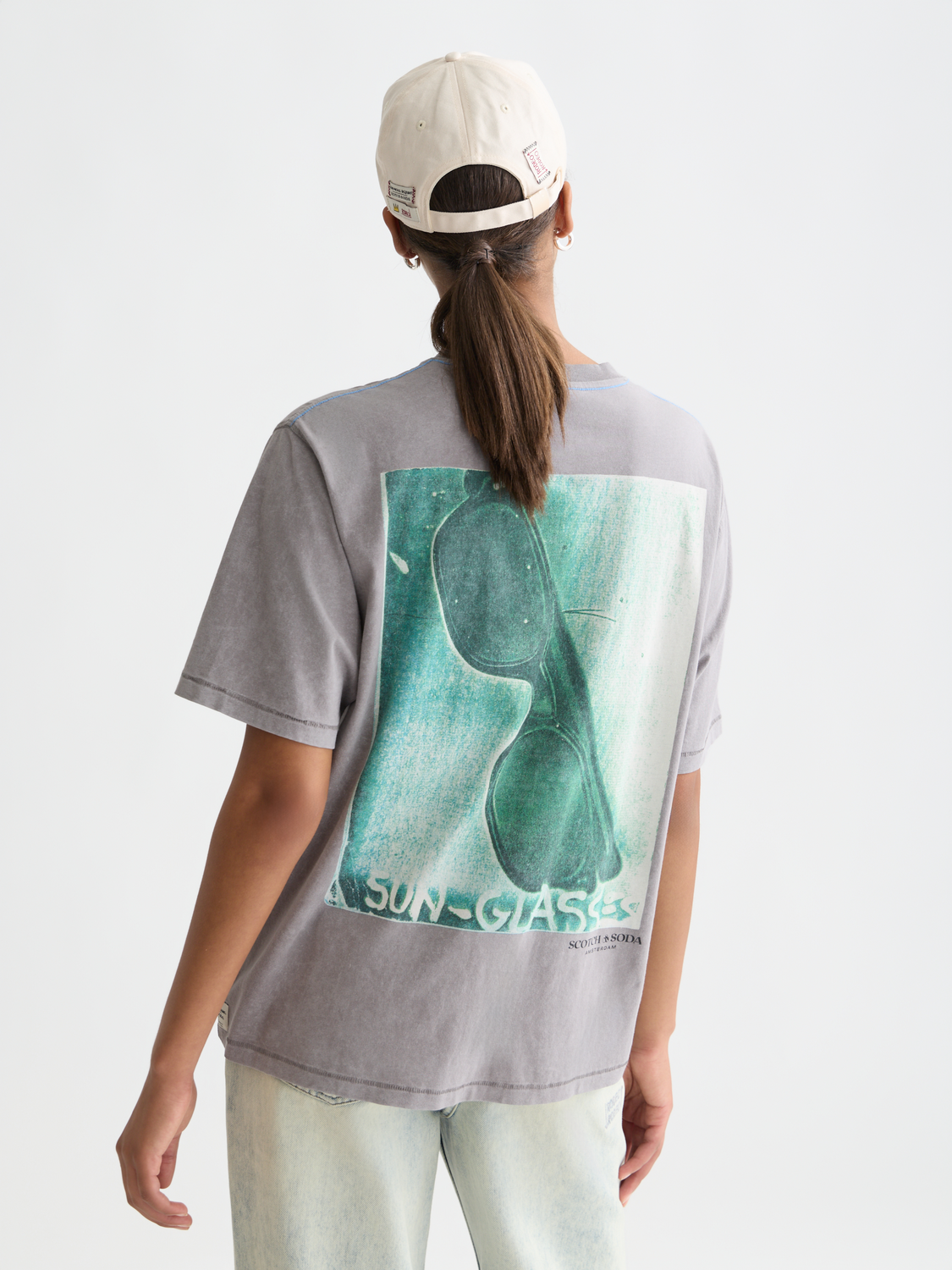 Scotch & Soda x Basquiat Graphic Loose-Fit T-Shirt