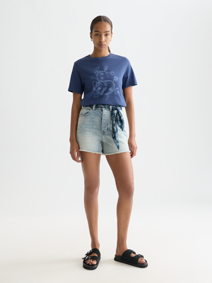 T-shirt Regular avec motif sur la poitrine