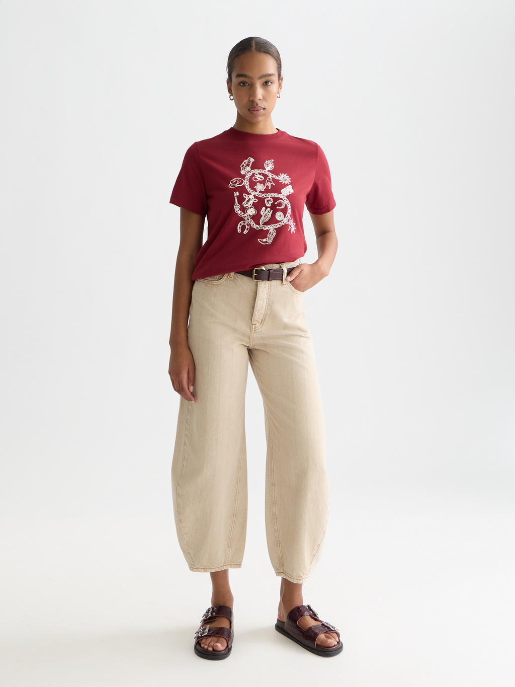Chest Artwork Regular-Fit T-Shirt