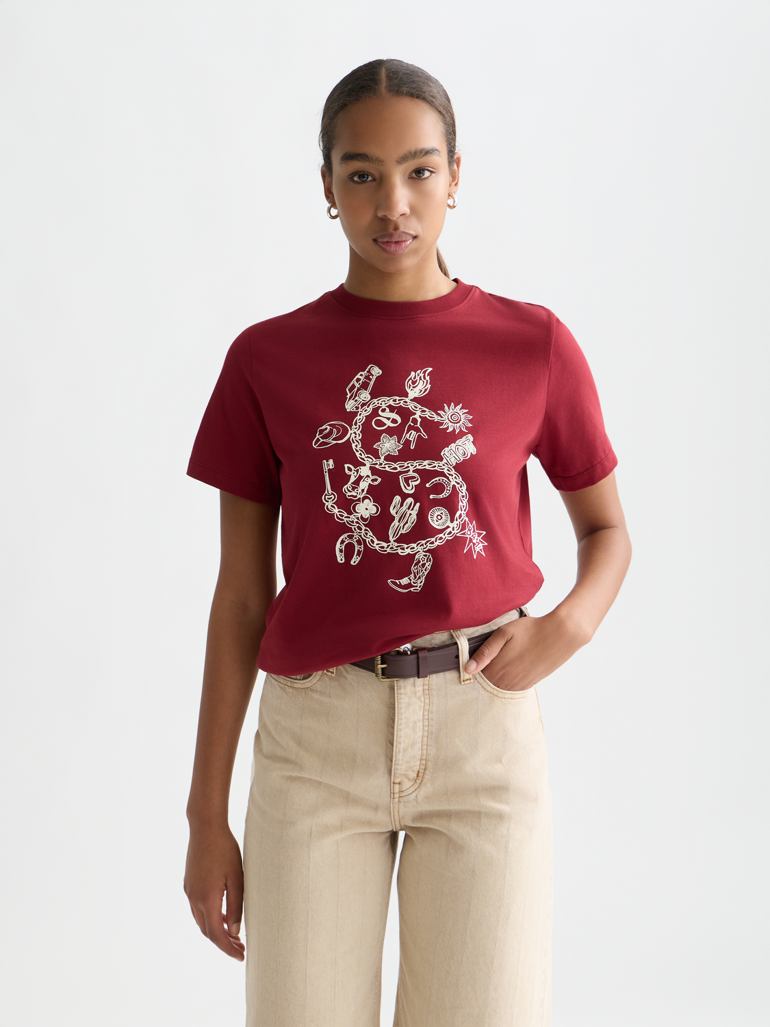 Chest Artwork Regular-Fit T-Shirt