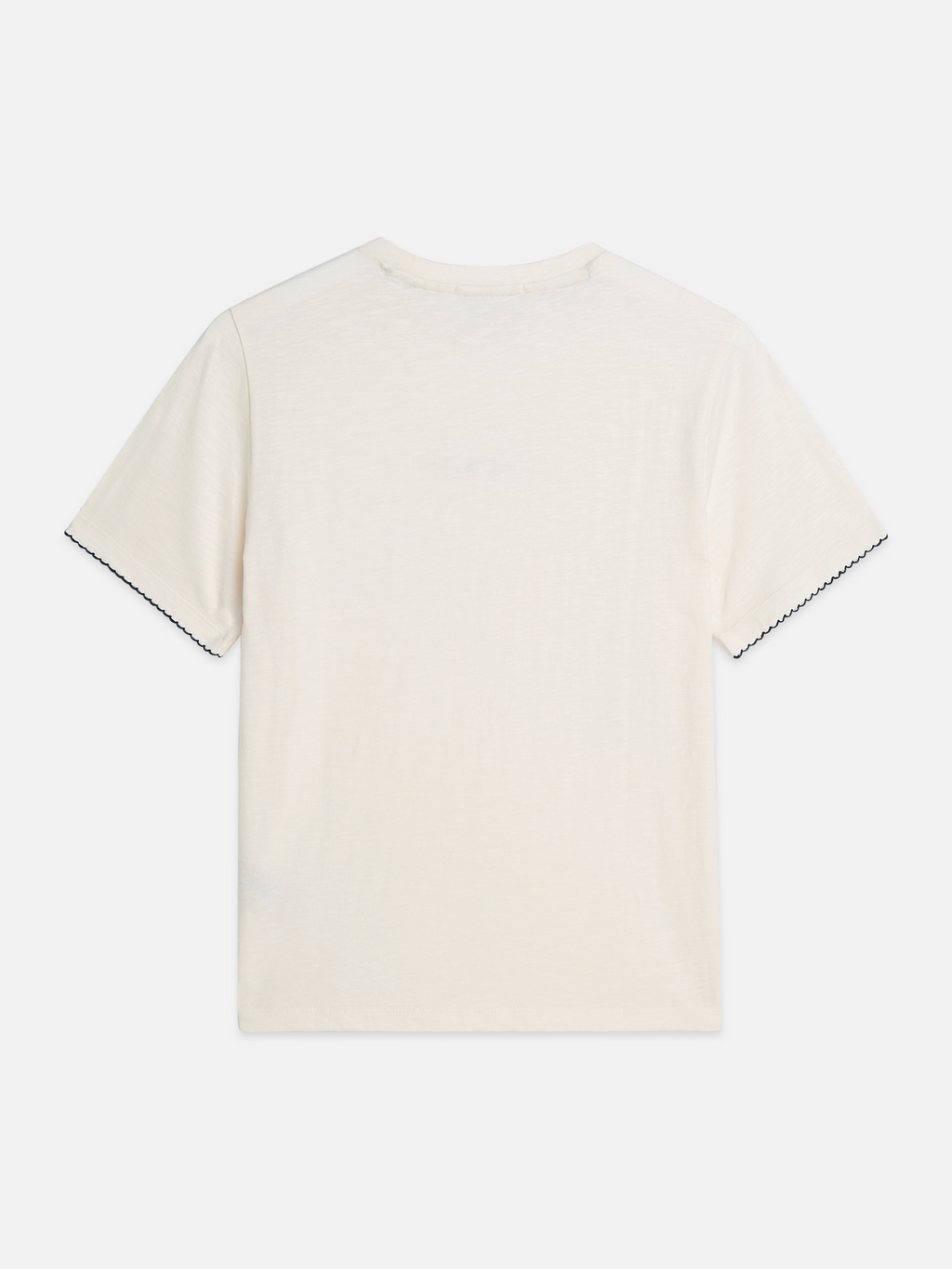 Embroidered Slub Regular-Fit T-Shirt