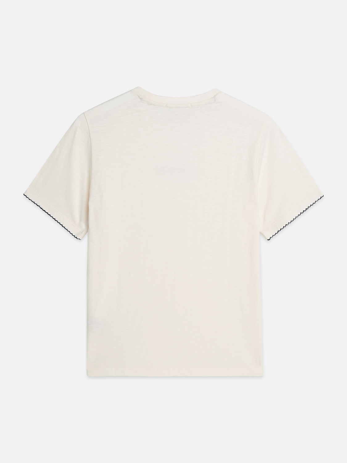 Embroidered Slub Regular-Fit T-Shirt