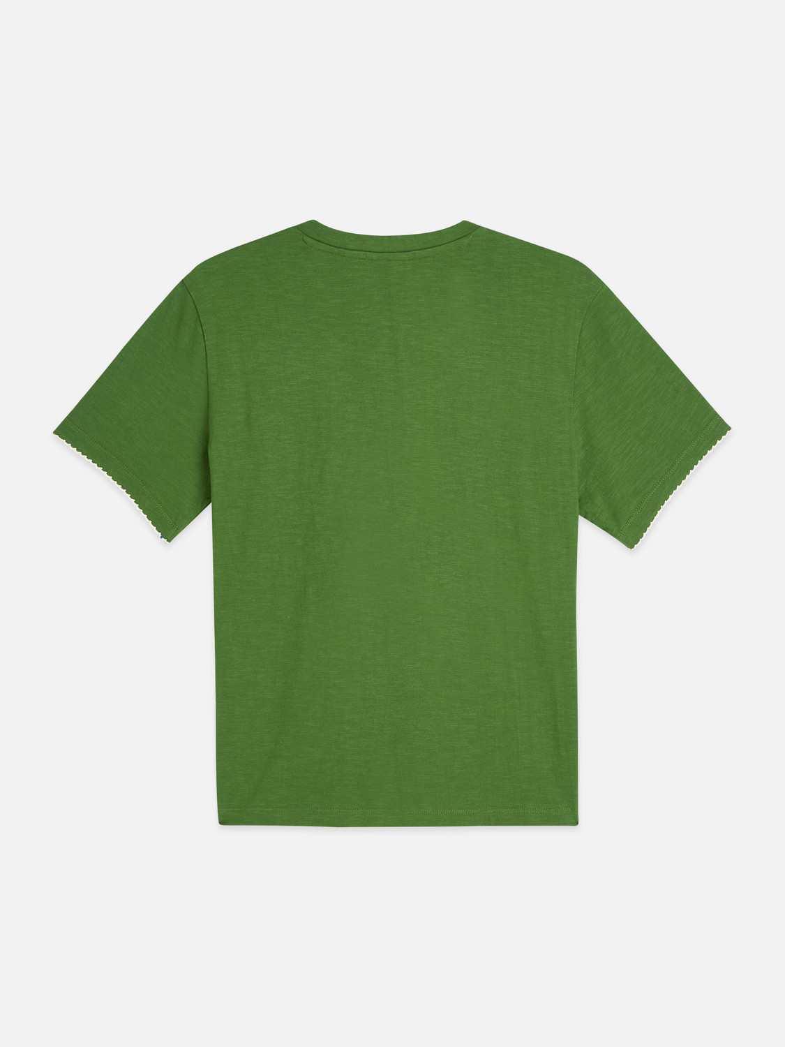 Embroidered Slub Regular-Fit T-Shirt