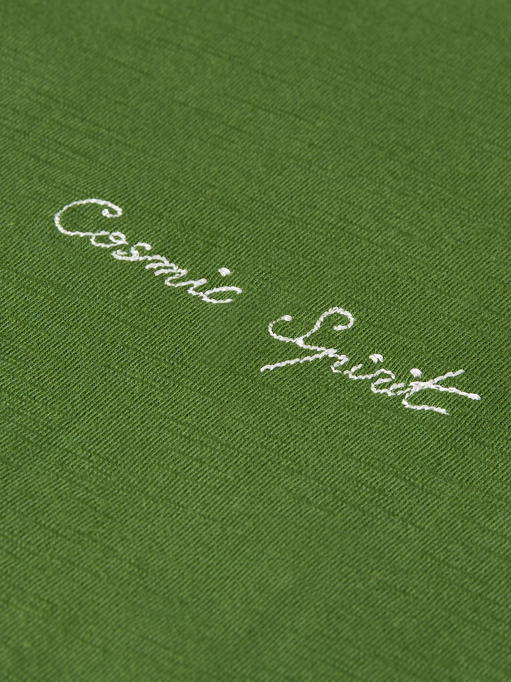 Embroidered Slub Regular-Fit T-Shirt