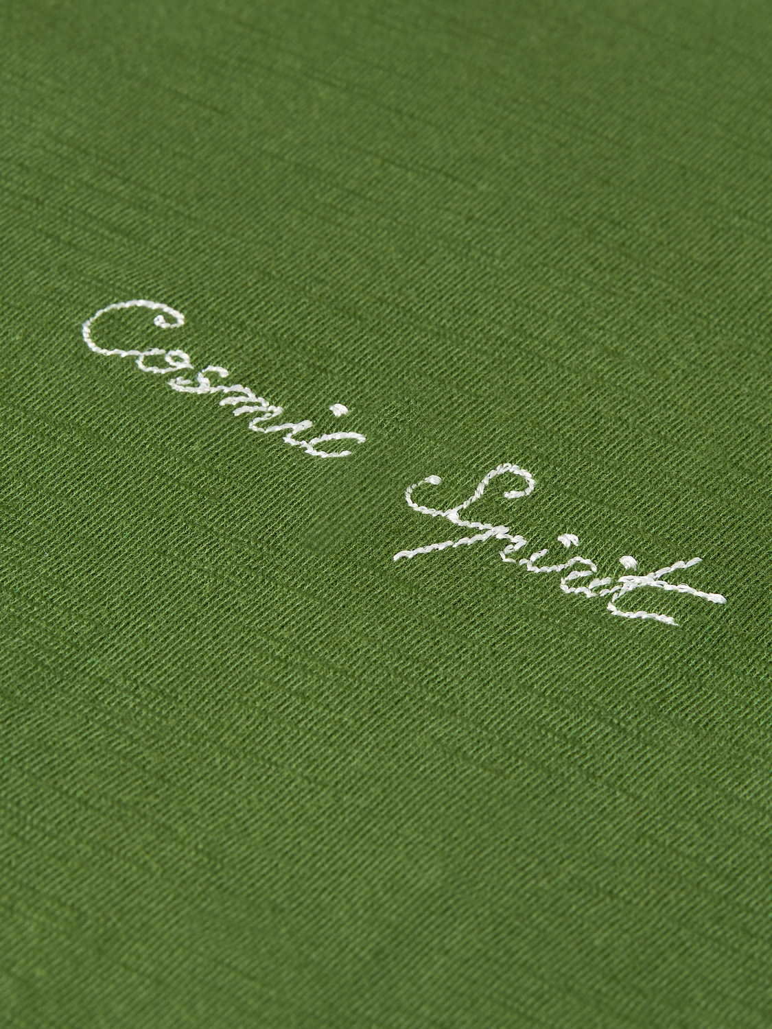 Embroidered Slub Regular-Fit T-Shirt