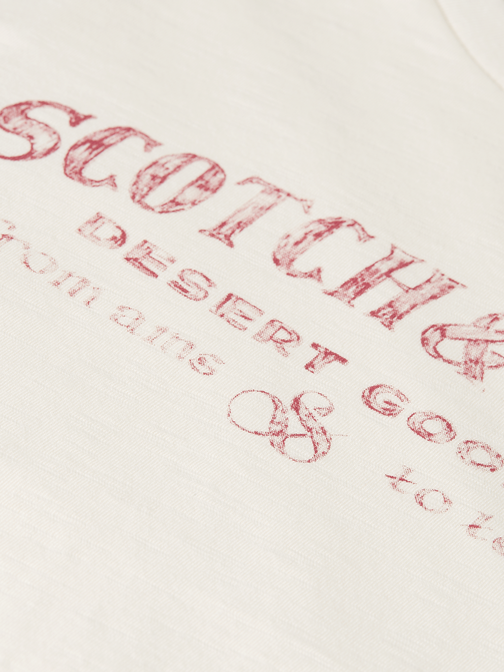 T-shirt illustré avec nœud latéral