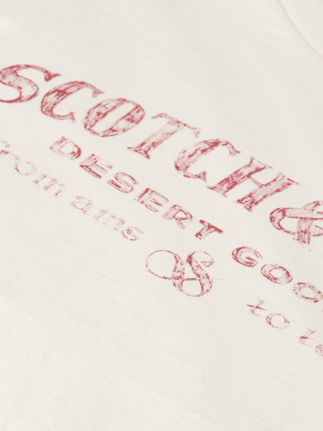T-shirt illustré avec nœud latéral