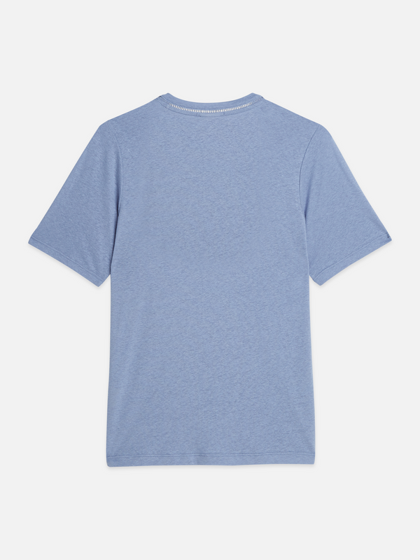 Linen V-Neck T-Shirt