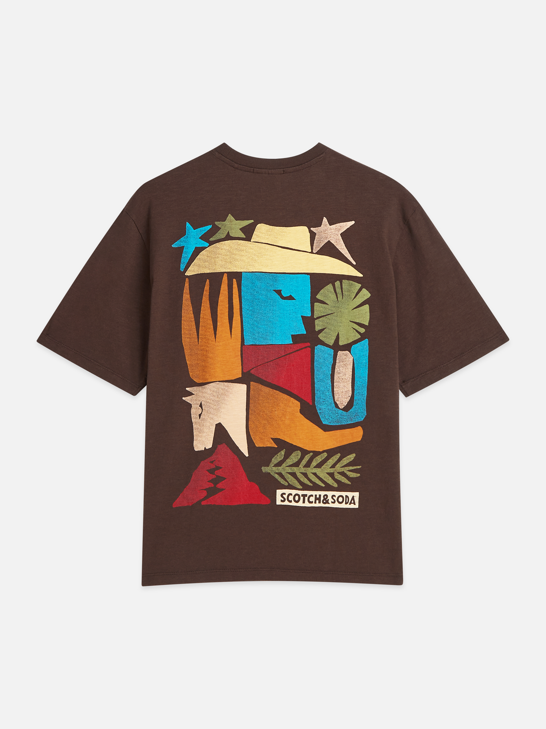 Front Back Artwork Loose-Fit T-Shirt