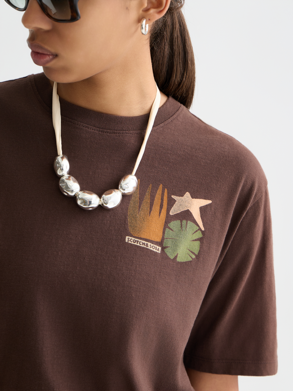 Front Back Artwork Loose-Fit T-Shirt