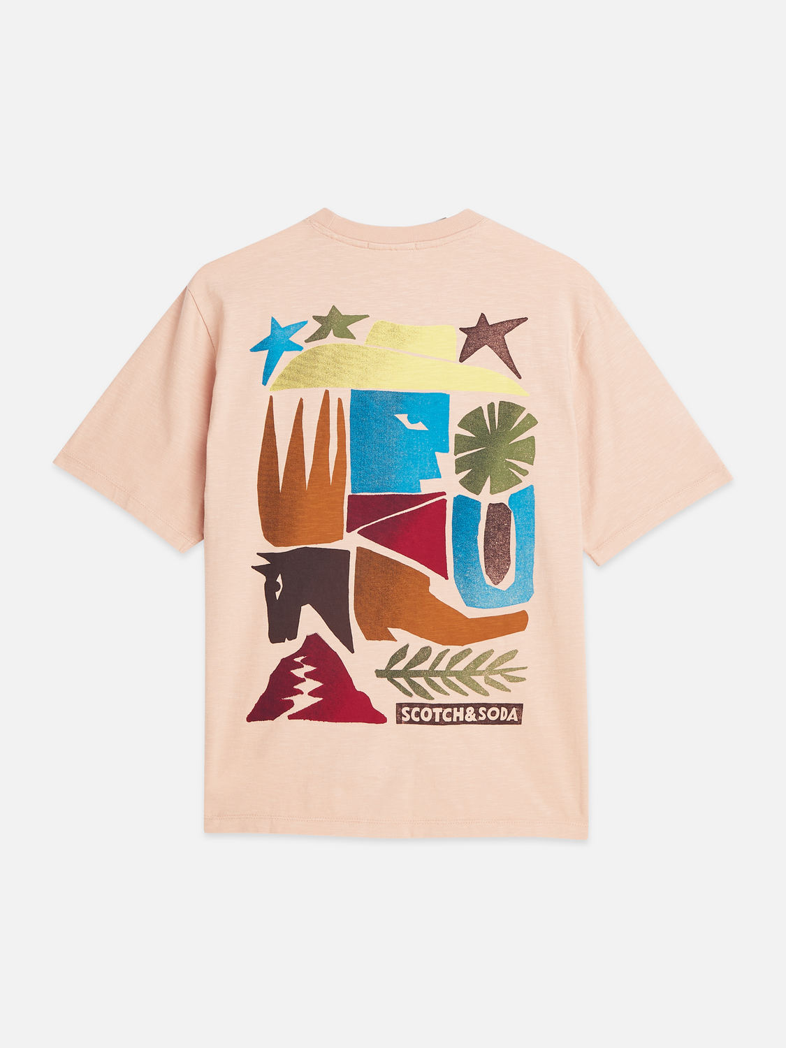 Front Back Artwork Loose-Fit T-Shirt