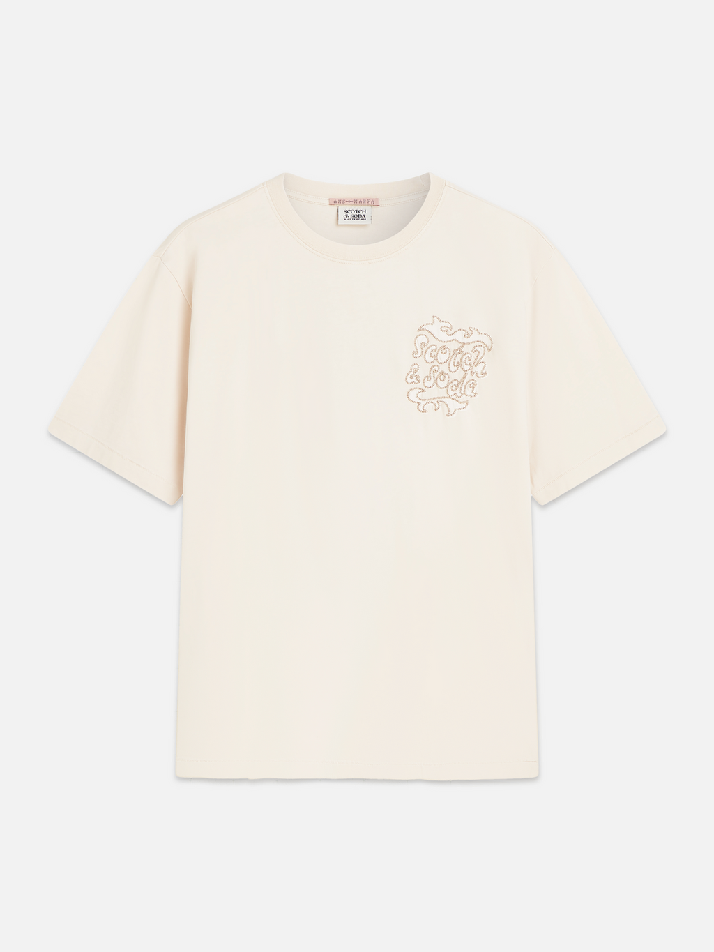 Washed Artwork Loose-Fit T-Shirt